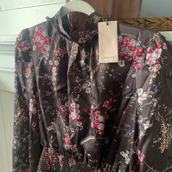 NWT Cinq a Sept Sakura Arabella Floral Mini Dress - Picture 4 of 16